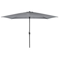 3m x 2m Rectangular Garden Parasol – Grey