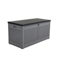 270L Outdoor Plastic Storage Box – Grey and Black