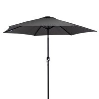 2.7m Metal Garden Parasol – Grey