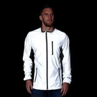Reflective High Visibility Cycling & Running Jacket &pipe; Silver &pipe; BTR