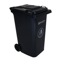 240 Litre Black Wheelie Bin
