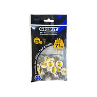 15mm Plasterboard Fixing – 25 Pack (Yellow)