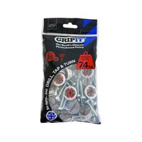 18mm Plasterboard Fixing – 25 Pack (Red)