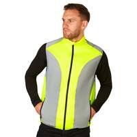 BTR Hi Vis Reflective Running & Cycling Gilet & Vest with Pockets