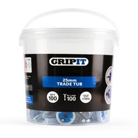 25mm Plasterboard Fixing – 100 Pack (Blue)