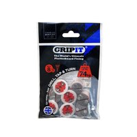 18mm Plasterboard Fixing – 8 Pack (Red)