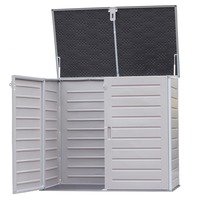 1170L Outdoor Storage Cabinet – Grey and Black