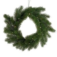12″ Faux Pre-Lit Christmas Wreath