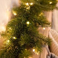 Faux Pre-Lit Decorative Christmas Garland 180cm