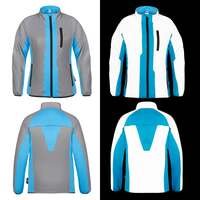 BTR Womens High Visibility Reflective Cycling & Running Jacket.