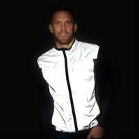 BTR Reflective Running & Cycling Gilet & Vest &pipe; Silver Hi Vis &pipe; 360° Visibility